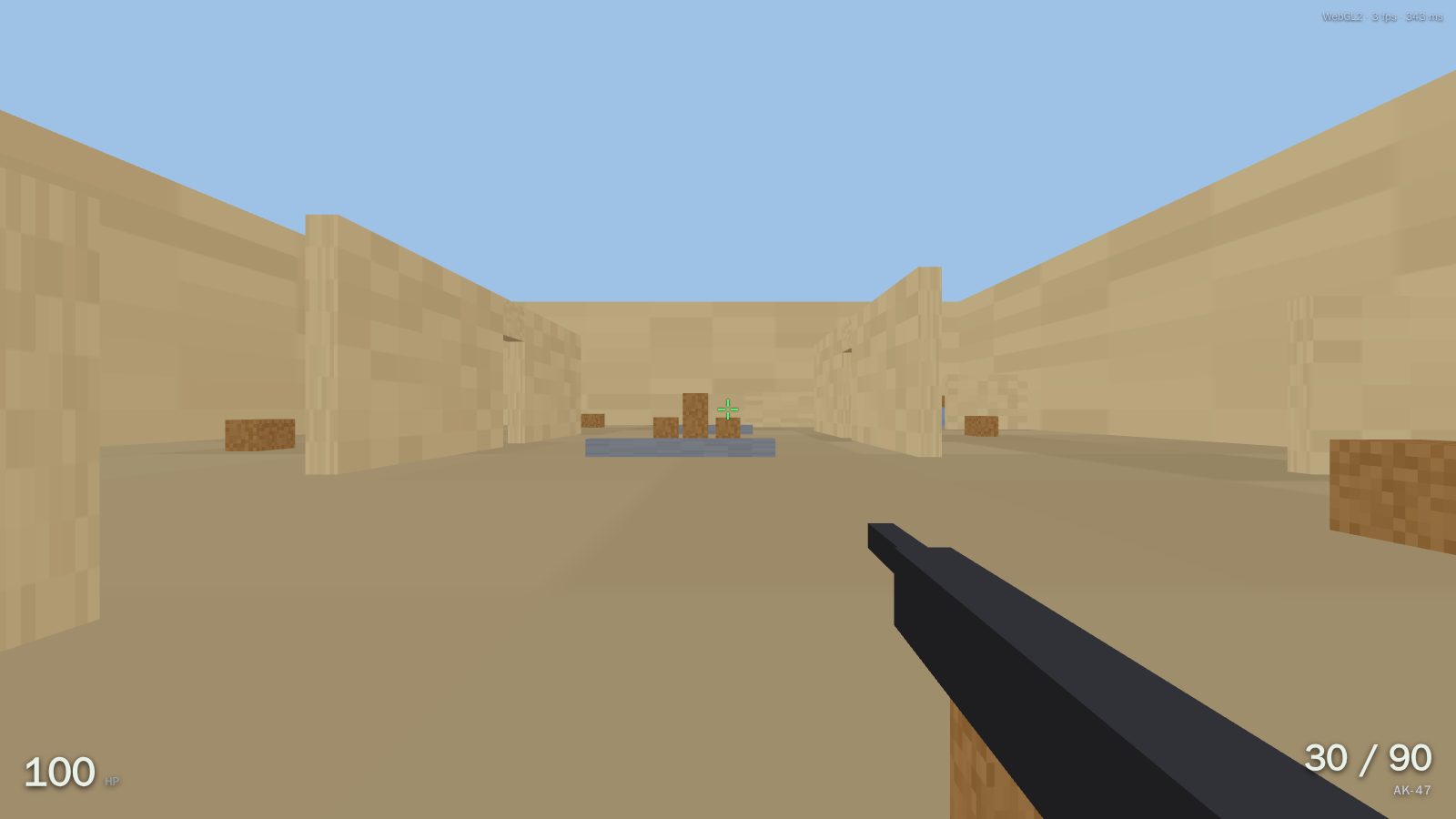 WebStrike — first person med AK-47